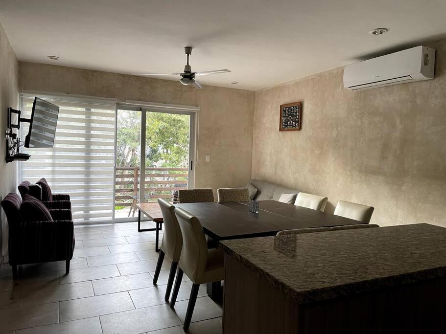 Departamento Dentro De Aldea Zama Apartment Тулум Екстериор снимка